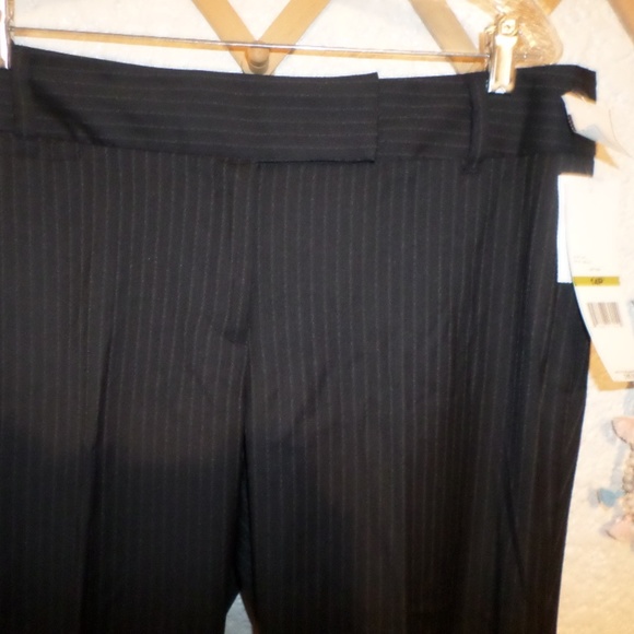 Rafaella Classic Fit Pinstripe Pants NWT Size 14P - Picture 2 of 3